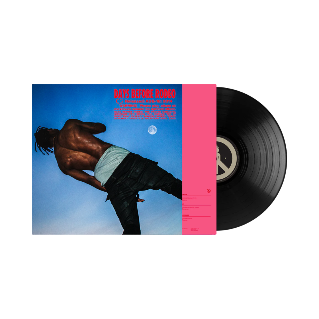 트래비스 스캇 데이즈 비포 로데오 LP 블랙