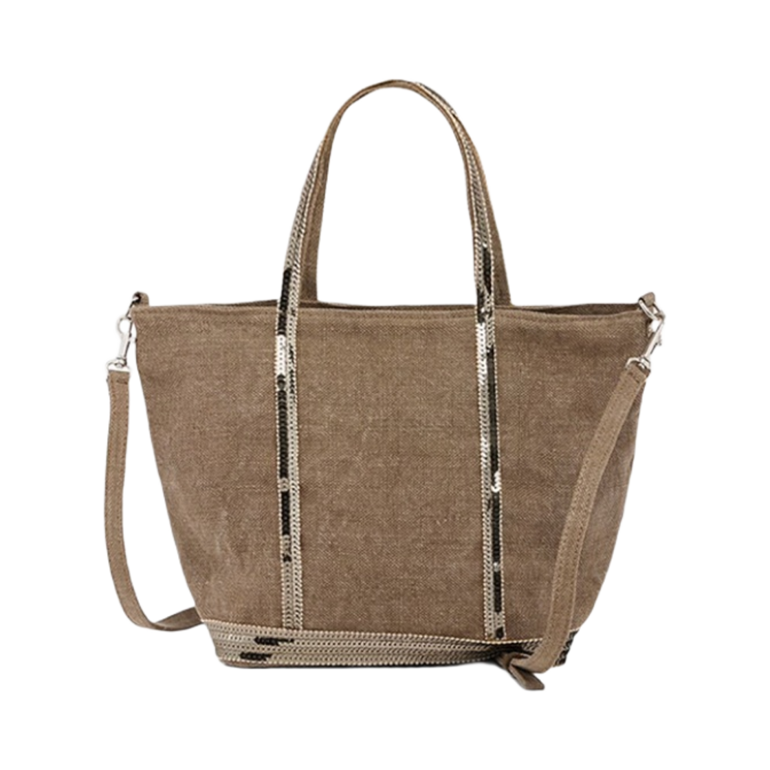0PVE31-V40435-667 Vanessa Bruno Linen S Cabas Tote Khaki