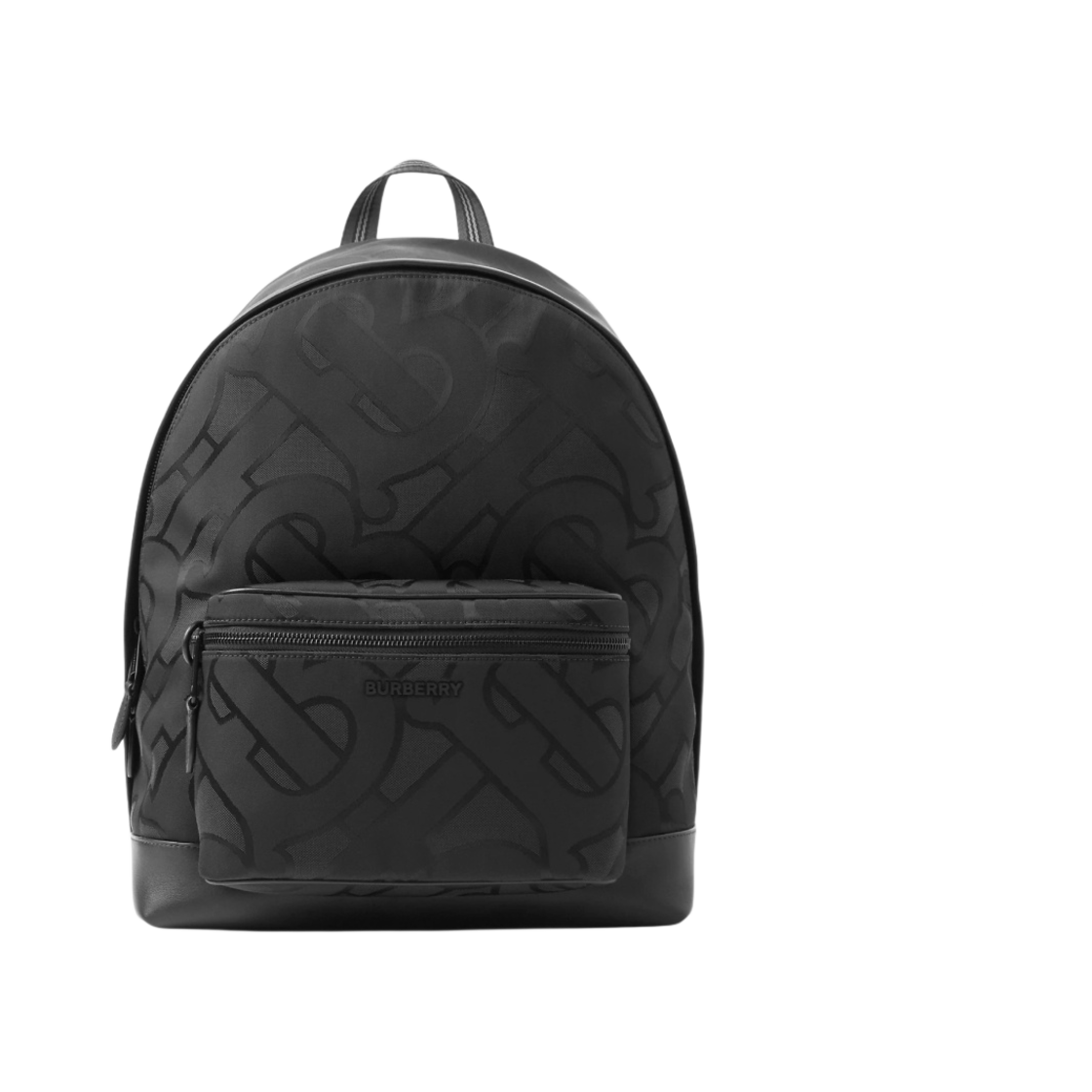 버버리 모노그램 자카드 백팩 블랙(Burberry Monogram Jacquard Backpack Black) - 1