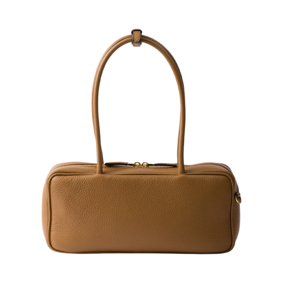 프라다 미디움 레더 탑 핸들 백 카라멜(Prada Medium Leather Top-Handle Bag Caramel) - 2