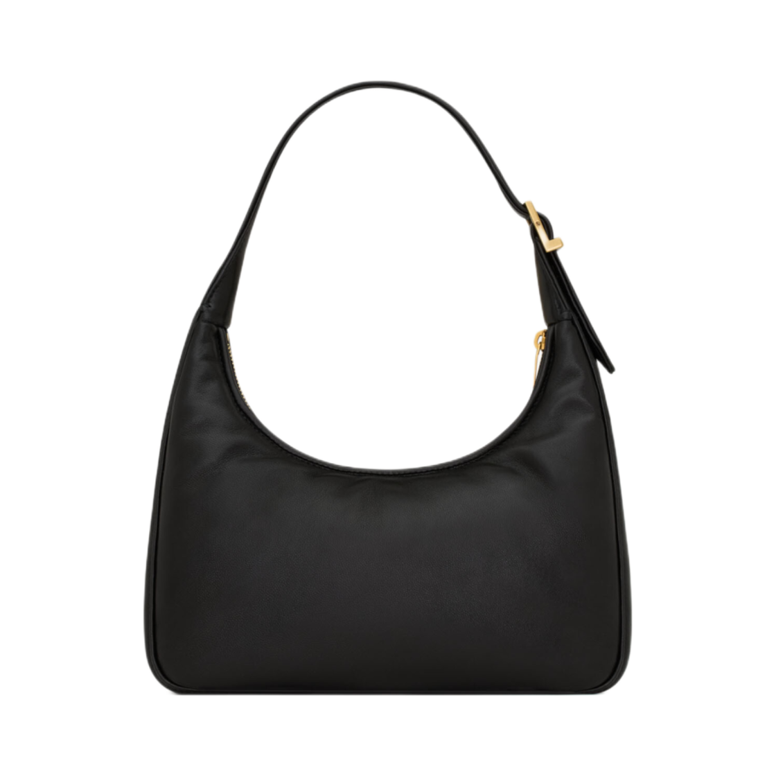 생로랑 칼립소 미니 호보 플런지드 램스킨 블랙(Saint Laurent Calypso Mini Hobo in Plunged Lambskin Black) - 3
