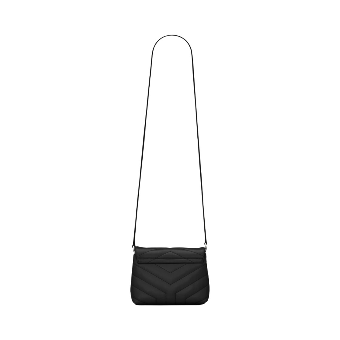 생로랑 마틀라세 Y 레더 실버 모노그램 루루 토이백 블랙(Saint Laurent Silver Monogram Loulou Toy Bag in Matelasse Y Leather Black) - 2