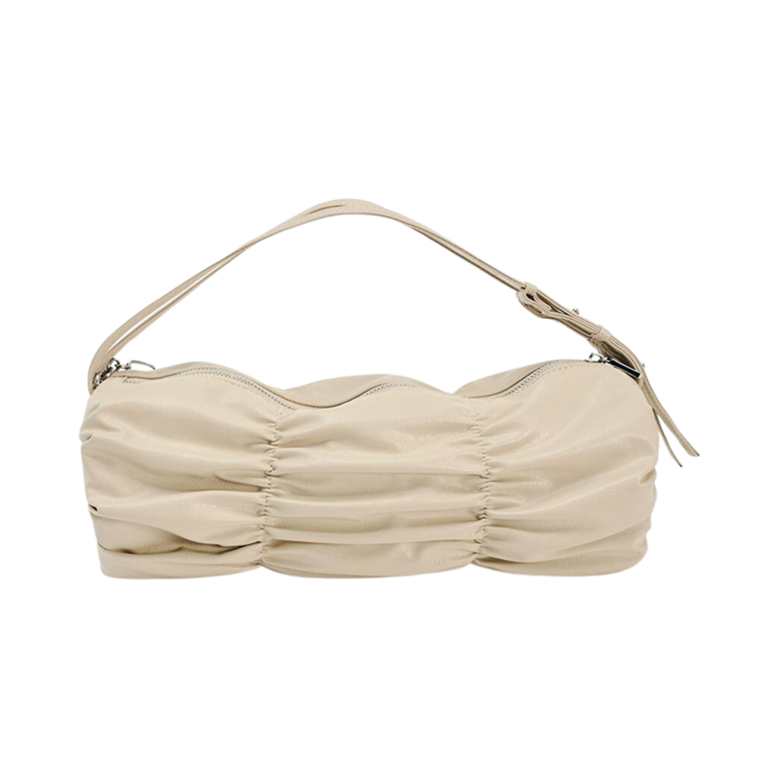 자라 드로스트링 숄더백 화이트(Zara Drawstring Shoulder Bag White)