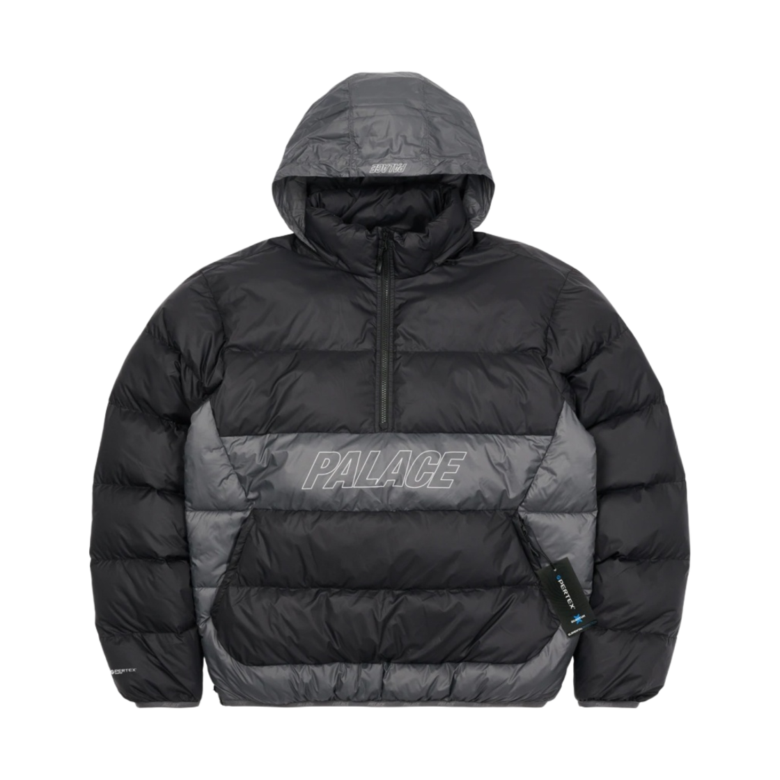 팔라스 팔텍스 하프 집 푸파 블랙 - 21FW(Palace Pal-Tex Half Zip Puffa Black - 21FW) - 3
