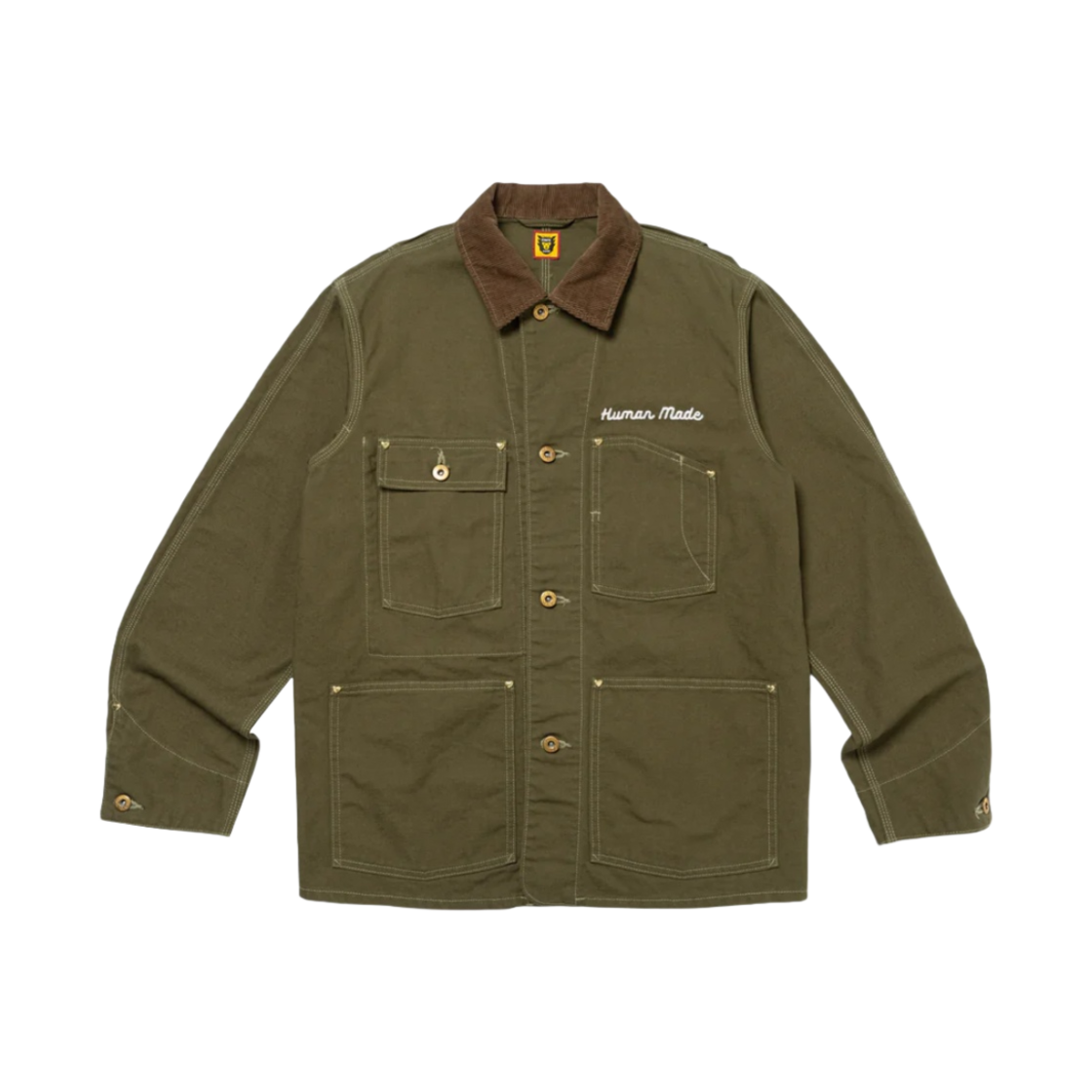 휴먼 메이드 덕 커버롤 자켓 올리브 드랩(Human Made Duck Coverall Jacket Olive Drab) - 1