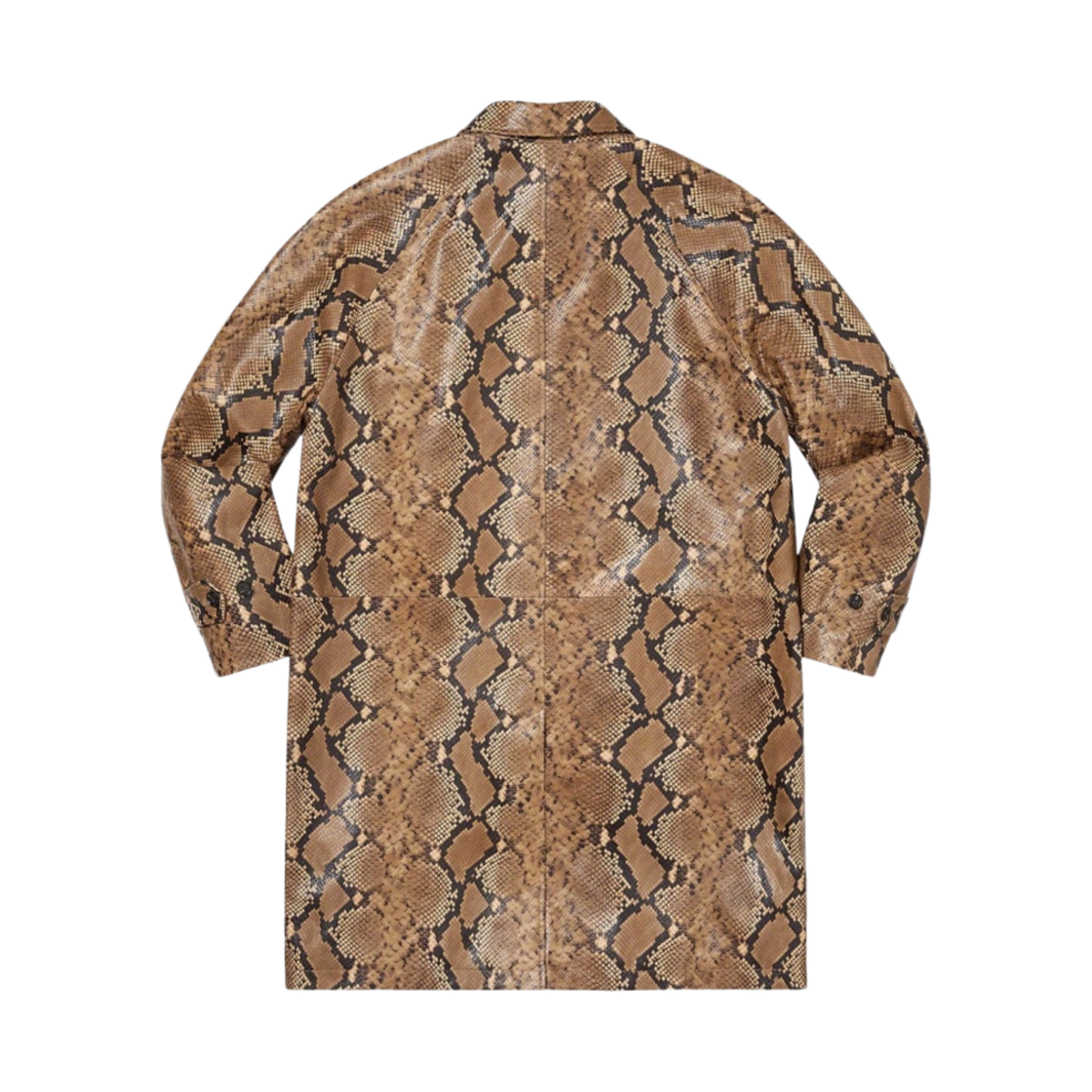 슈프림 레더 스네이크 트렌치 코트 브라운 - 23SS(Supreme Leather Snake Trench Coat Brown - 23SS) - 4