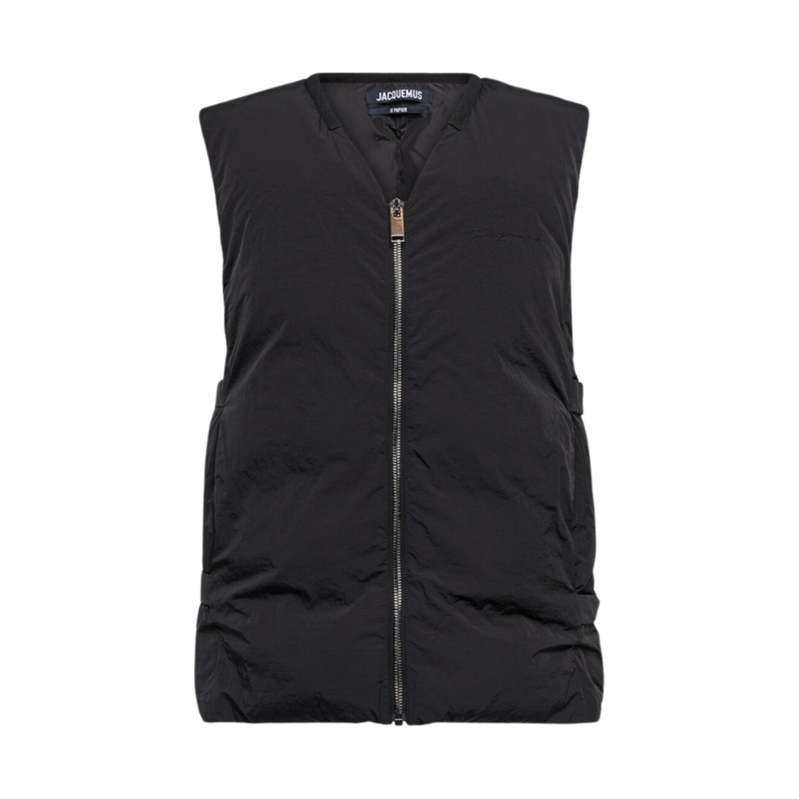 226JA018-1032-990 Jacquemus Le Gilet Carozzu Vest Black