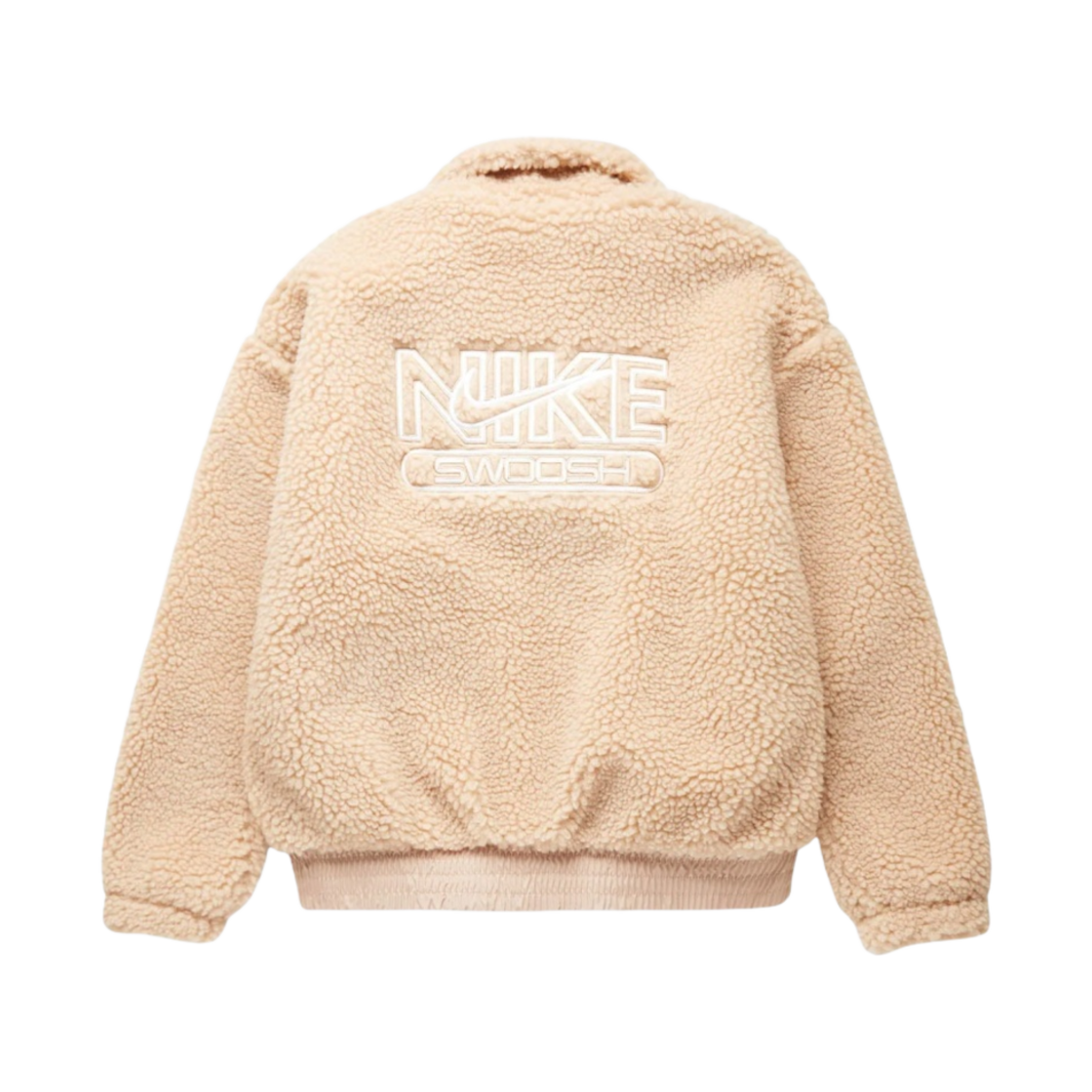 (W) 나이키 NSW 스우시 플러시 자켓 헴프 - US/EU((W) Nike NSW Swoosh Plus Jacket Hemp - US/EU) - 2