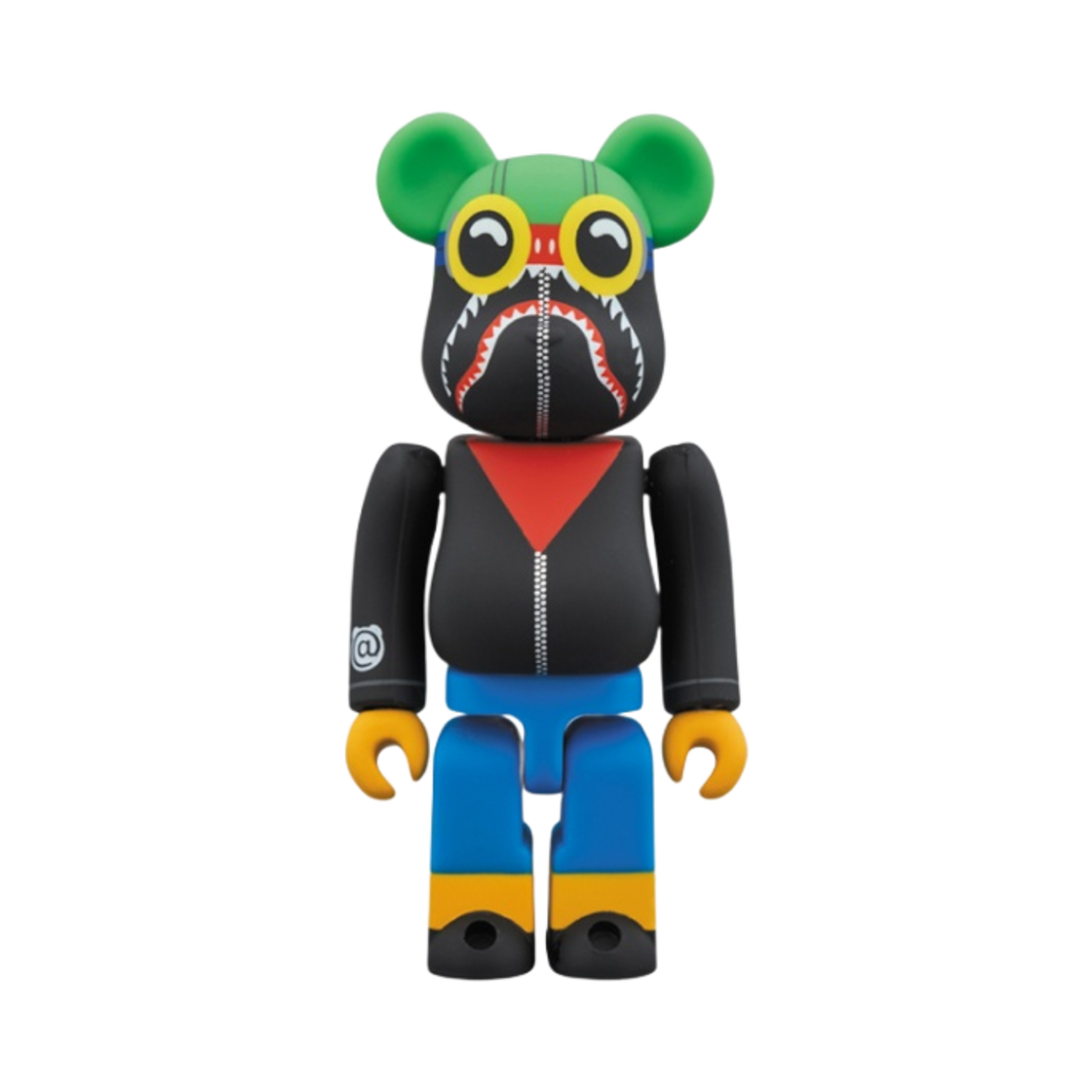 베어브릭 x 베이프 x 히브루 브랜틀리 플라이보이 샤크 100%(Bearbrick x BAPE x Hebru Brantley Flyboy Shark 100%) - 1