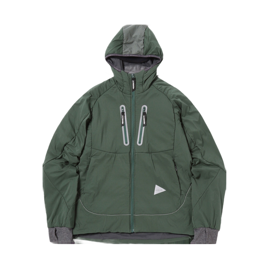 W31D6PD003_GN and wander Alpha Air Hoodie