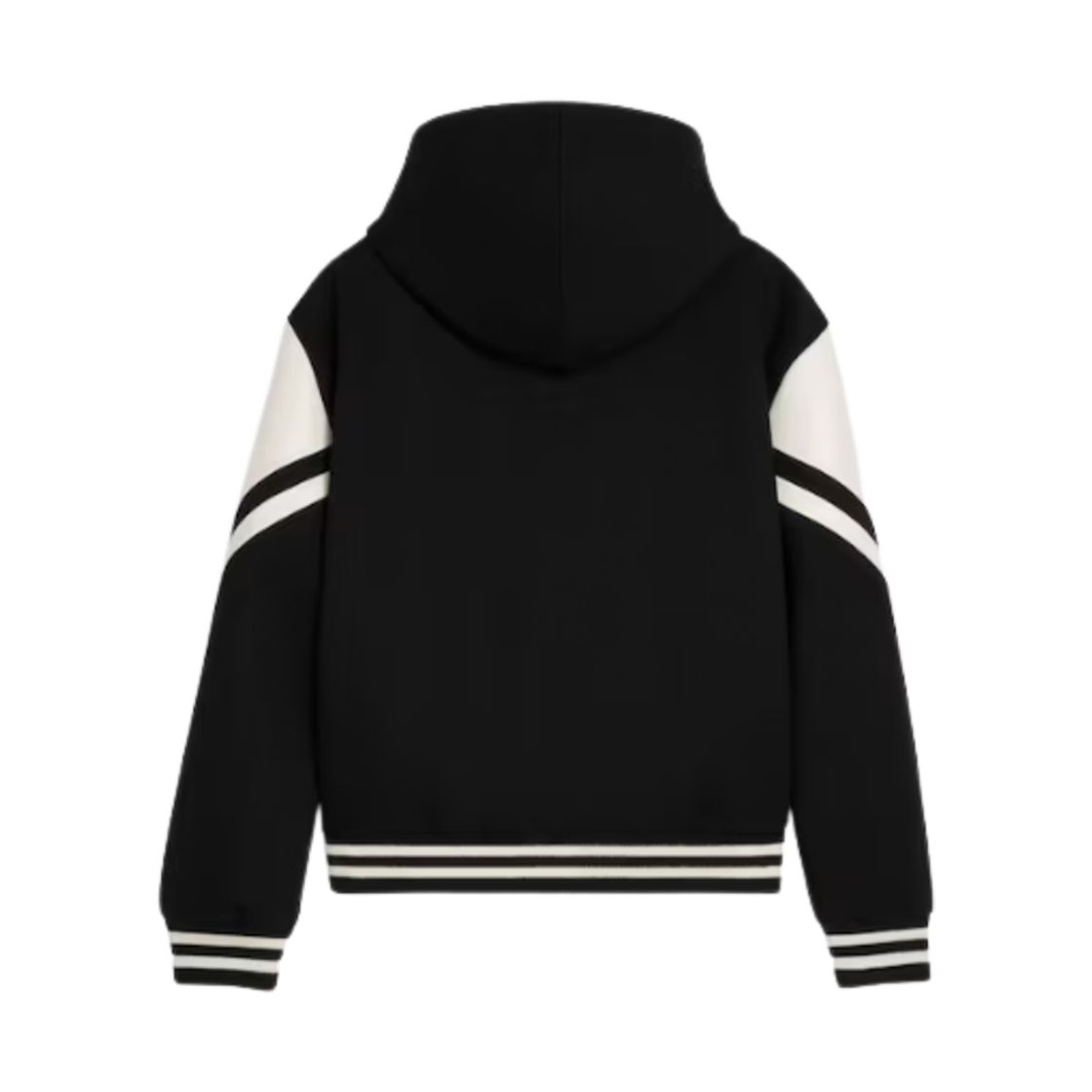 셀린느 텍스처드 울 잭슨 테디 후드 자켓 블랙(Celine Textured Wool Jackson Teddy Hoodie Jacket Black) - 2