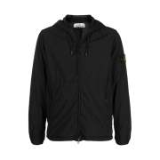Stone Island 42731 Skin Touch Nylon TC Hooded Jacket Black - 21SS