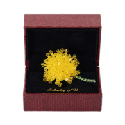 STU Dandelion Beads Brooch Yellow