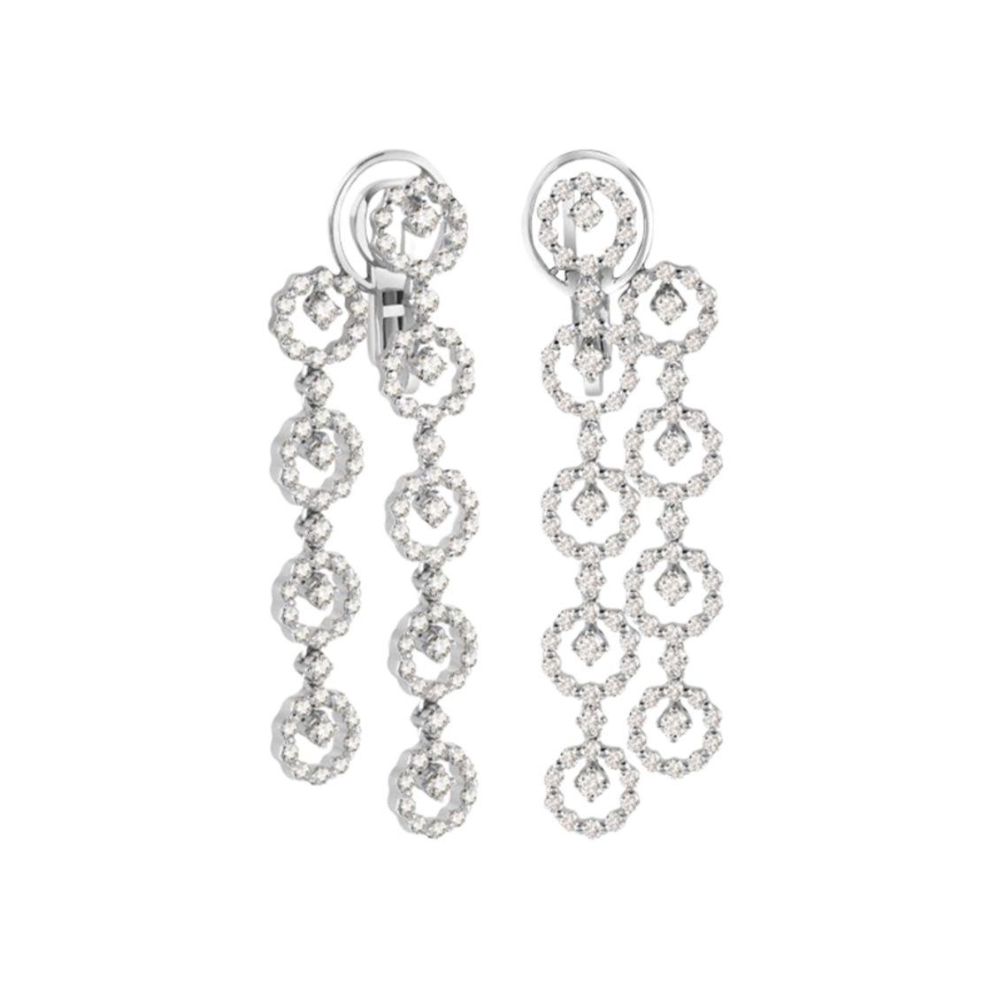 20102431 Damiani Juliette Diamonds Earrings White Gold