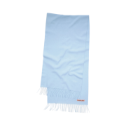 Acne Studios Narrow Wool Fringe Muffler Light Blue