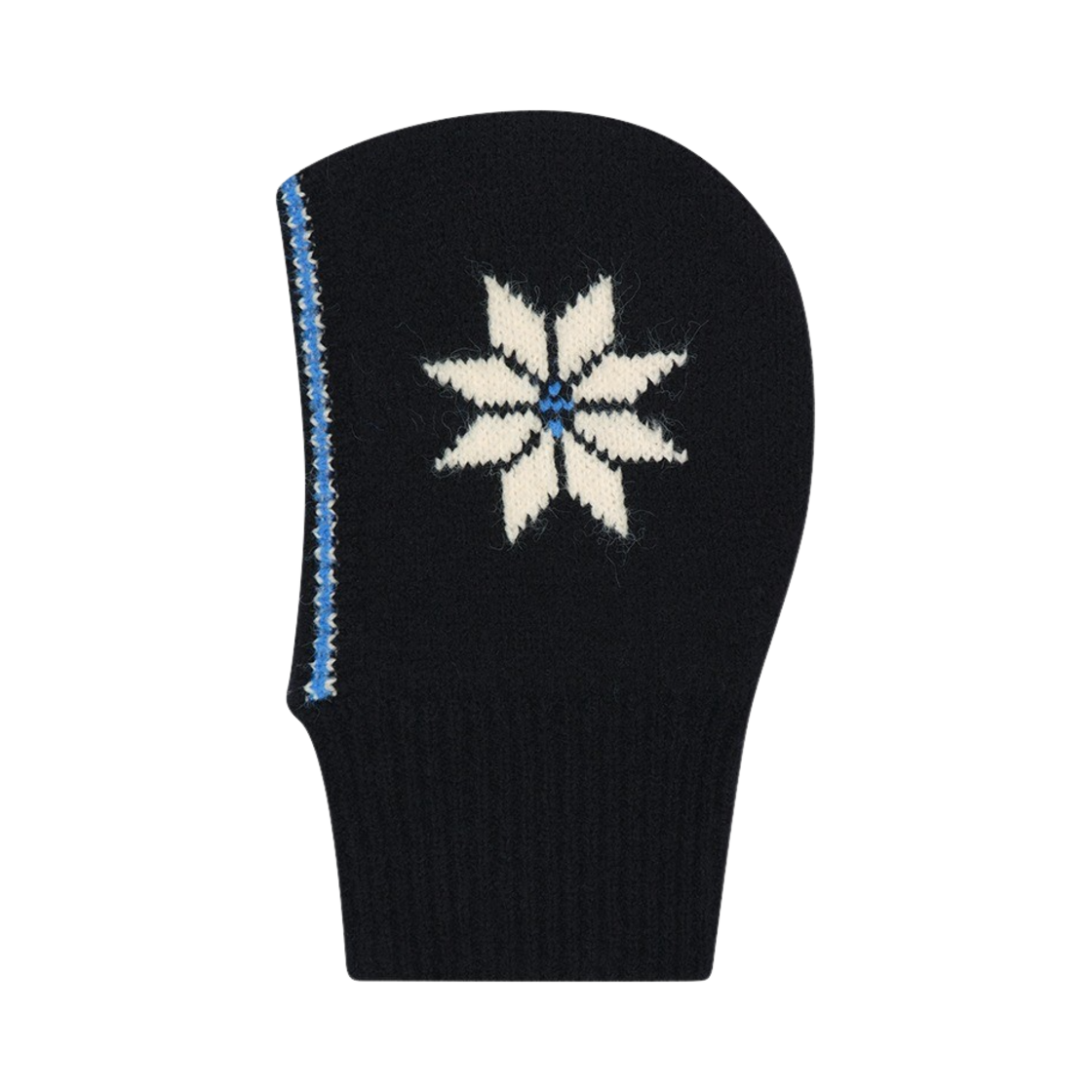 그린버터 우먼 스노우플레이크 알파카 바라클라바 블랙(Greenbutter Women Snowflake Alpaca Balaclava Black)