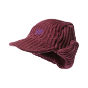 Needles Merino Wool Bird Shooting Cap Wine
