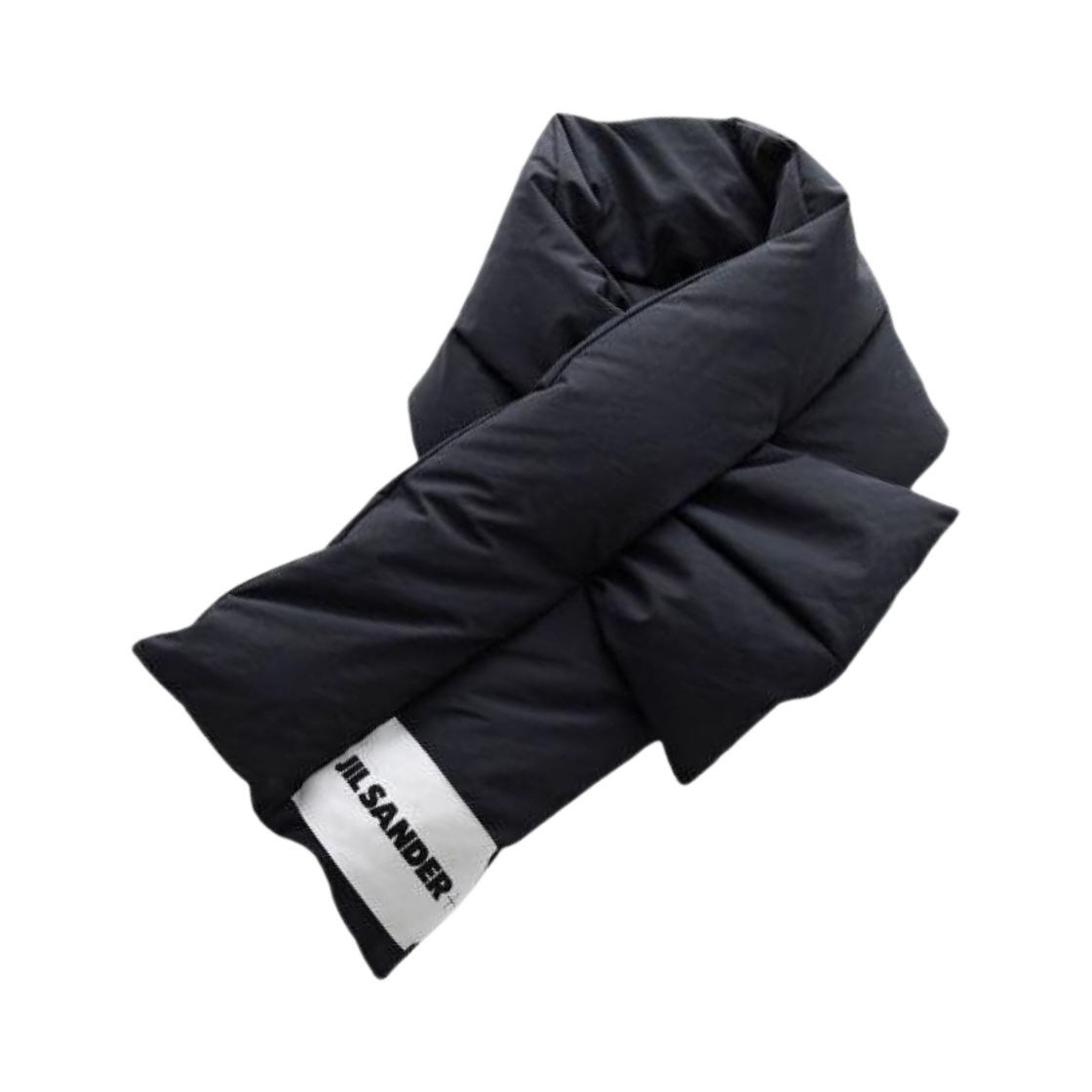 J40TE0002-J74276-001 Jil Sander Down Muffler Black