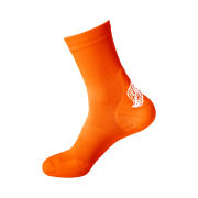 LI2 Black Wing Running Crew Socks Orange