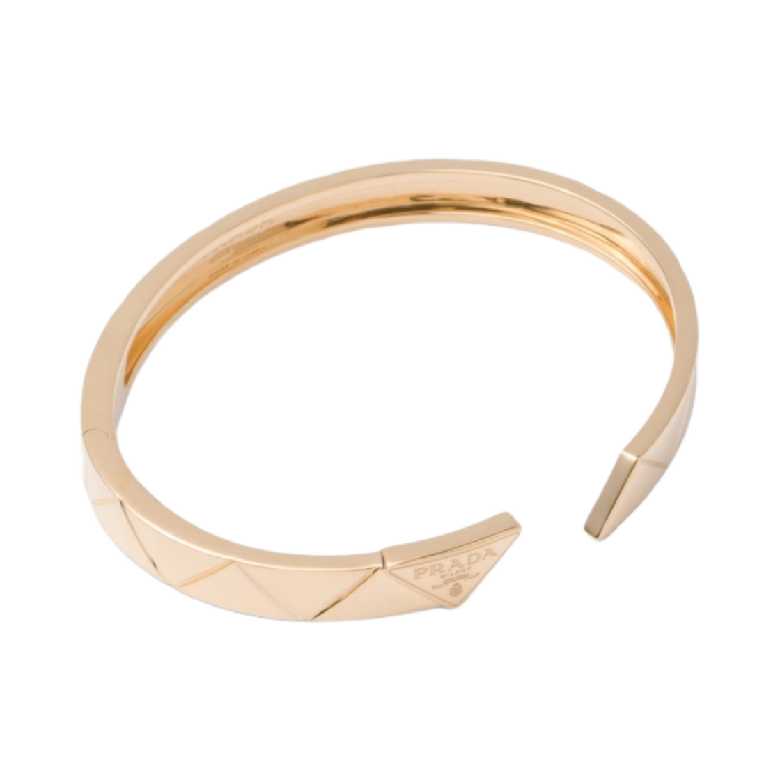 프라다 이터널 골드 뱅글 브레이슬릿 옐로우 골드(Prada Eternal Gold Bangle Bracelet Yellow Gold) - 1