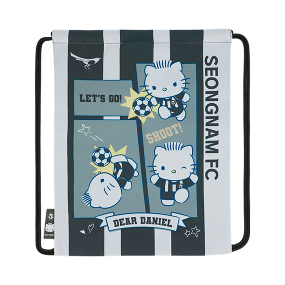 K 리그 x 산리오 캐릭터즈 2025 짐색 디어 다니엘 성남 FC 다크 그린(K League x Sanrio Characters 2025 Gym Sack Dear Daniel Seongnam FC Dark Green)