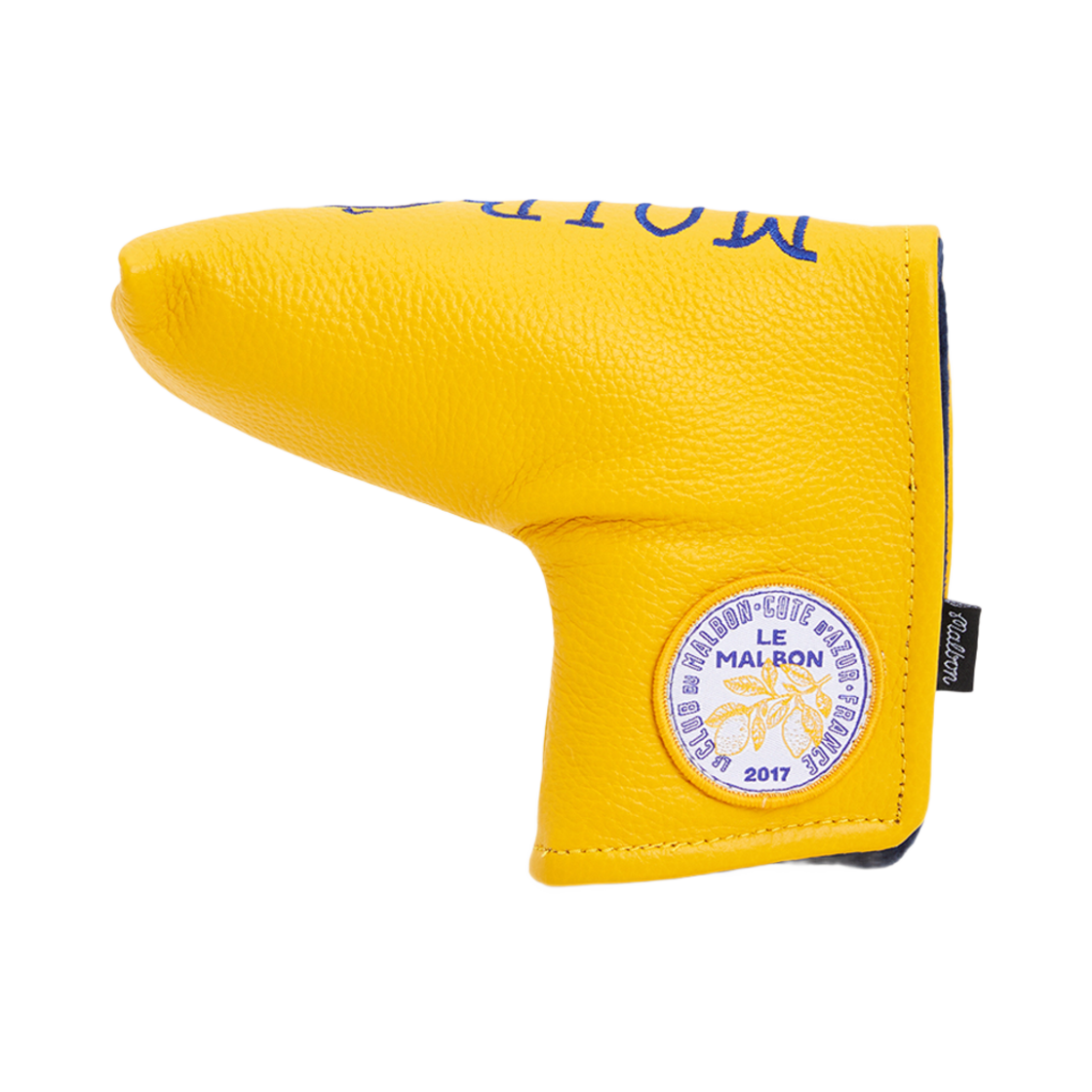 M9156GLD Malbon Golf Golf Blade Putter Headcover Gold