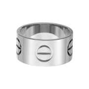 Cartier Love Ring White Gold