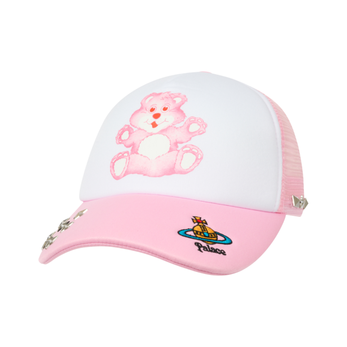 팔라스 x 비비안 웨스트우드 트러커 핑크 - 24FW(Palace x Vivienne Westwood Trucker Pink - 24FW)