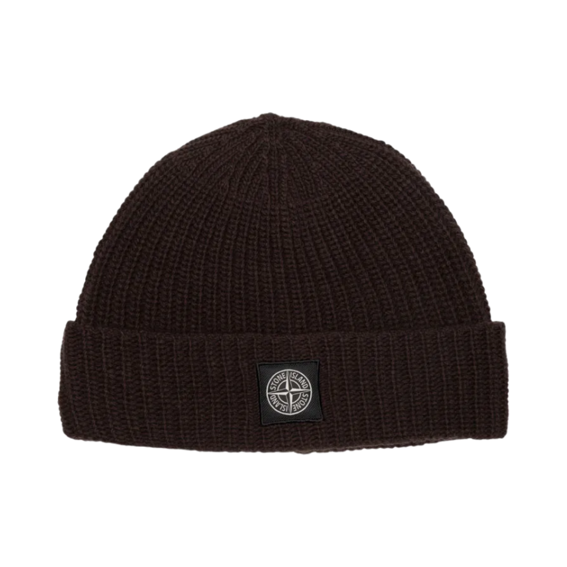 스톤 아일랜드 N10B5 질롱 울 비니 다크 브라운 - 21FW(Stone Island N10B5 Geelong Wool Beanie Dark Brown - 21FW)