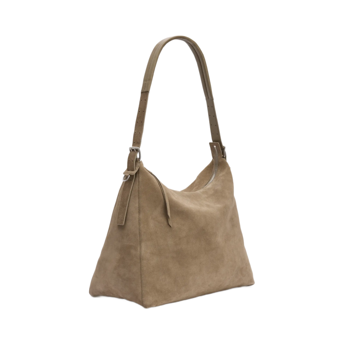 르메르 스웨이드 레더 벨티드 호보백 페블(Lemaire Suede Leather Belted Hobo Bag Pebble) - 2