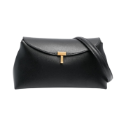 Toteme T-Lock Clutch Black