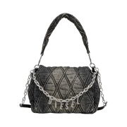 Diesel Charm-D Shoulder Bag M Black