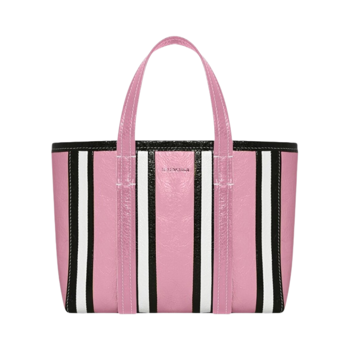 6714042100M5960 Balenciaga Barbes Small East-West Shopper Bag Pink