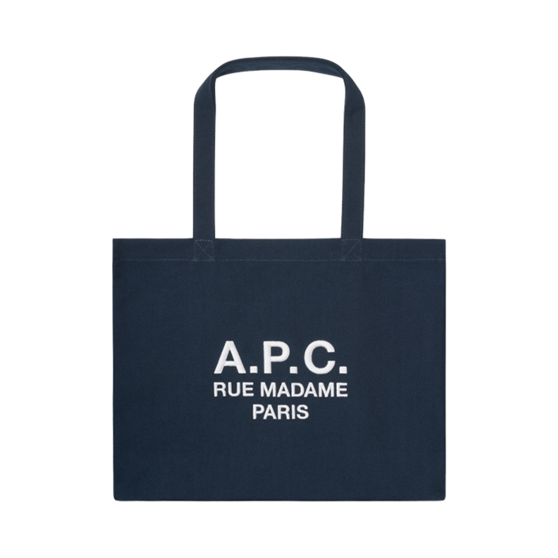 아페쎄 다이앤 르 마담 쇼핑백 다크 네이비 블루(A.P.C. Diane Rue Madame Shopping Bag Dark Navy Blue)