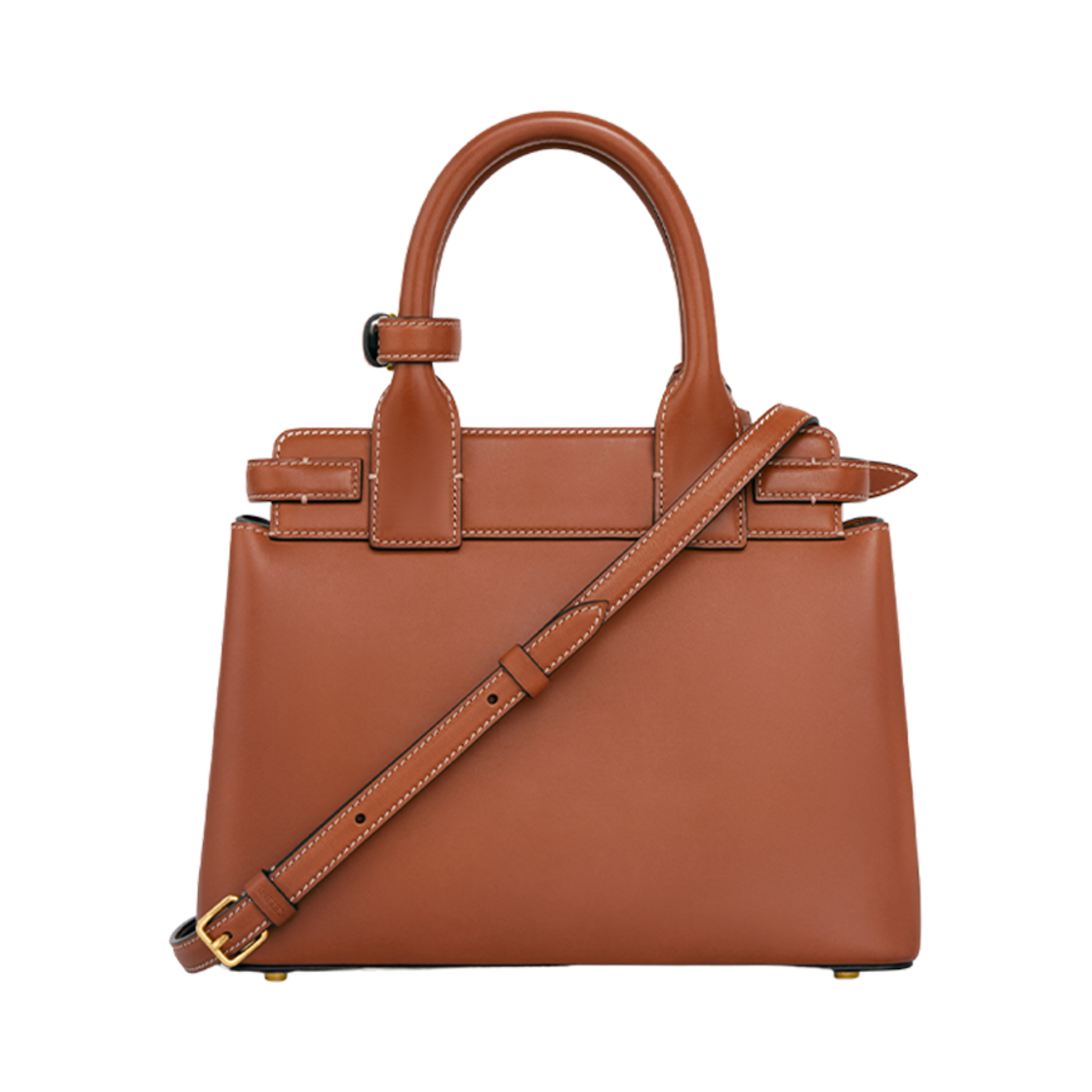 (W) 셀린느 틴 콘티 백 내츄럴 카프스킨 탄((W) Celine Teen Conti Bag in Natural Calfskin Tan) - 3