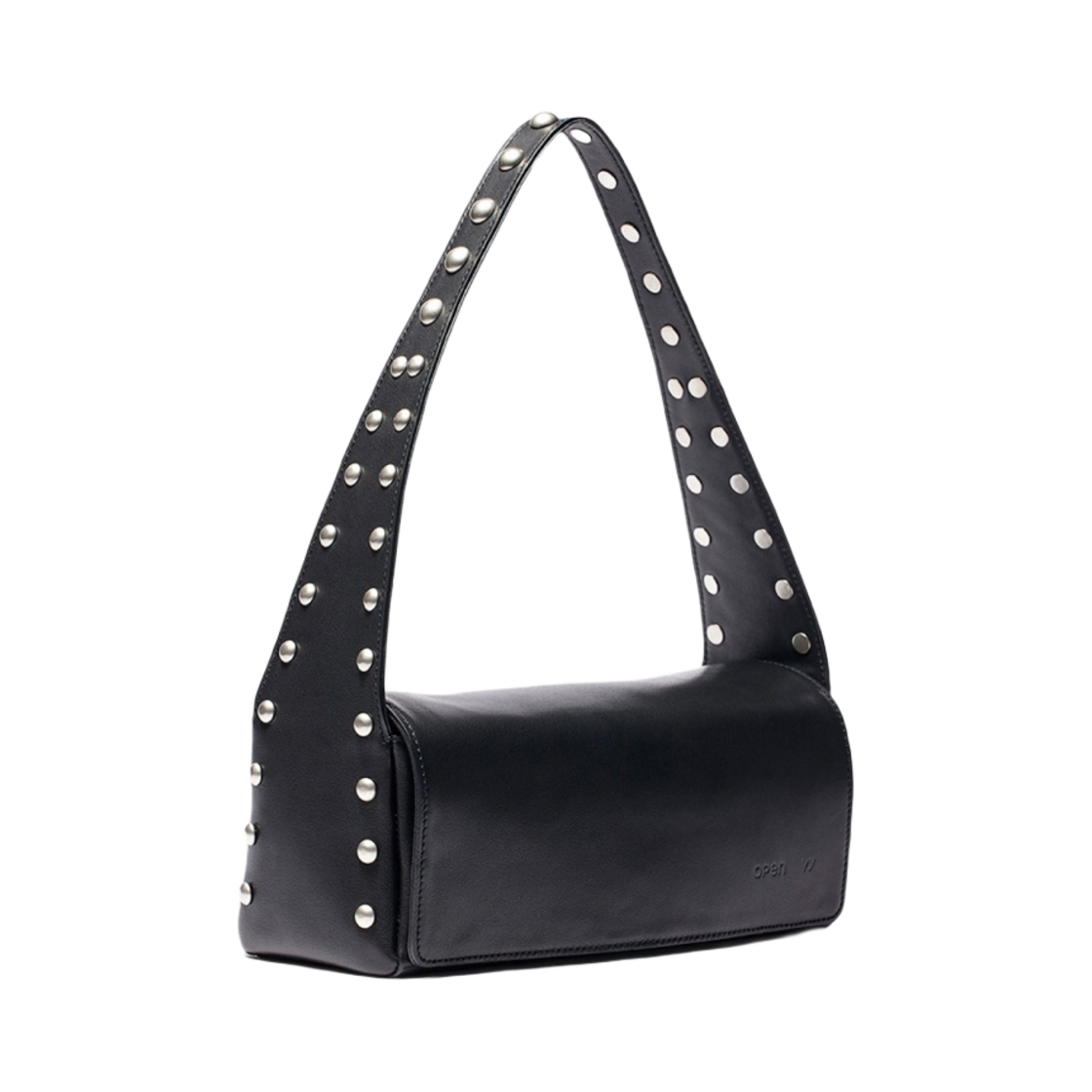 오픈 Yy 스터드 더플백 블랙(Open Yy Stud Duffle Bag Black)