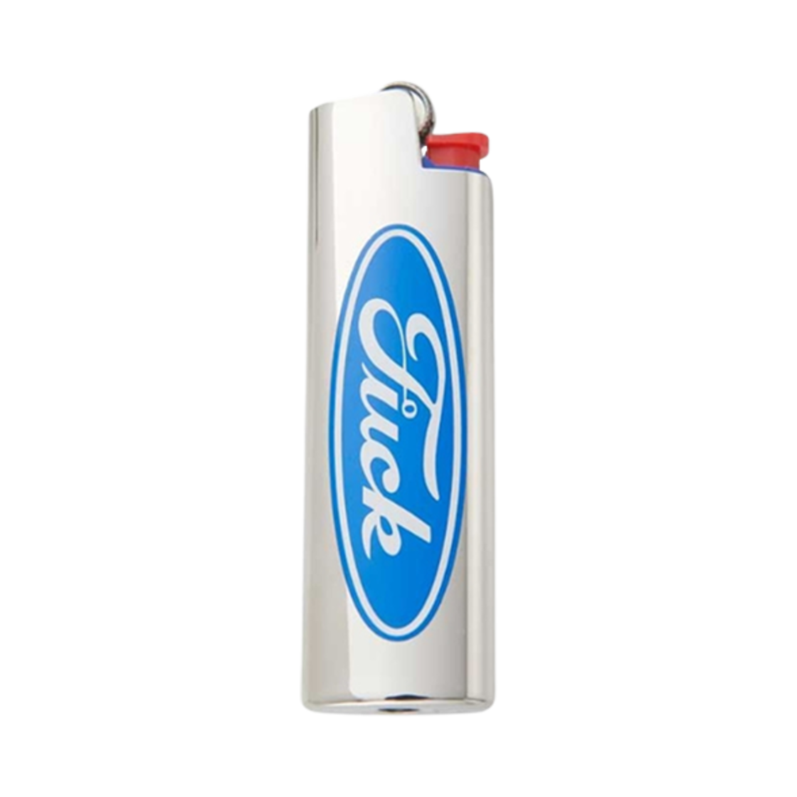 02251QG02 Hysteric Glamour Fuck Lighter Case Silver