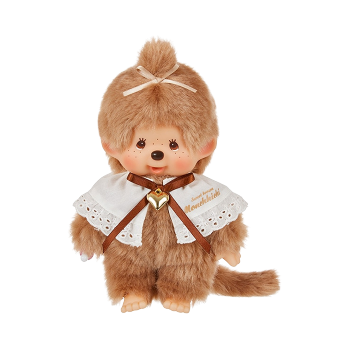 몬치치 스위트 브라운 S 걸 인형 브라운(Monchhichi Sweet Brown S Girl Doll Brown)