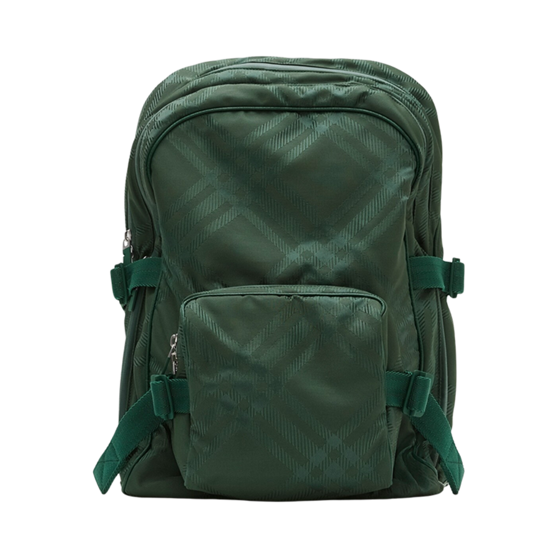 버버리 체크 자카드 백팩 바인(Burberry Check Jacquard Backpack Vine) - 1