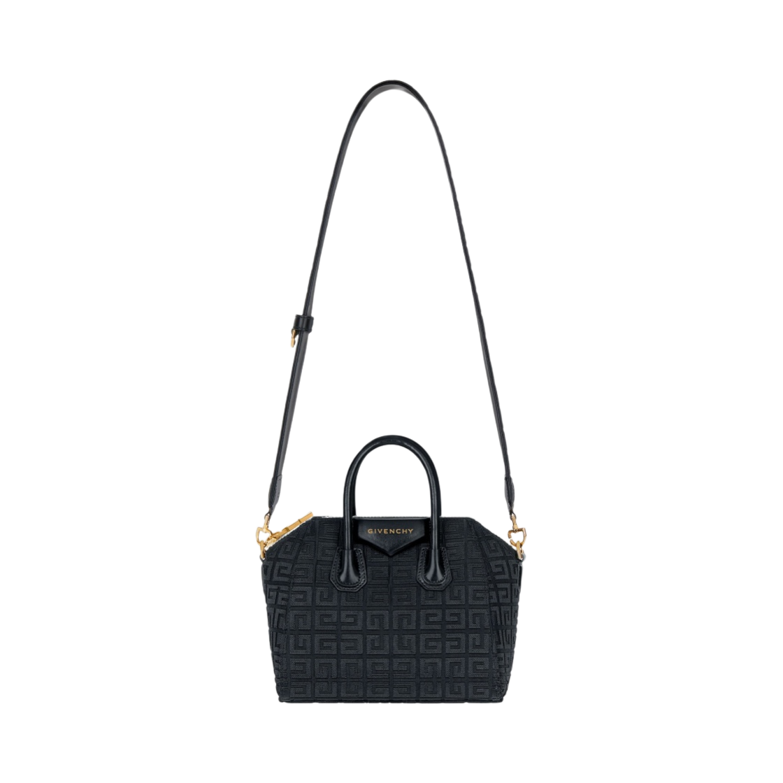 지방시 4G 자수 캔버스 미니 안티고나 백 블랙(Givenchy Mini Antigona Bag in 4G Embroidered Canvas Black) - 2