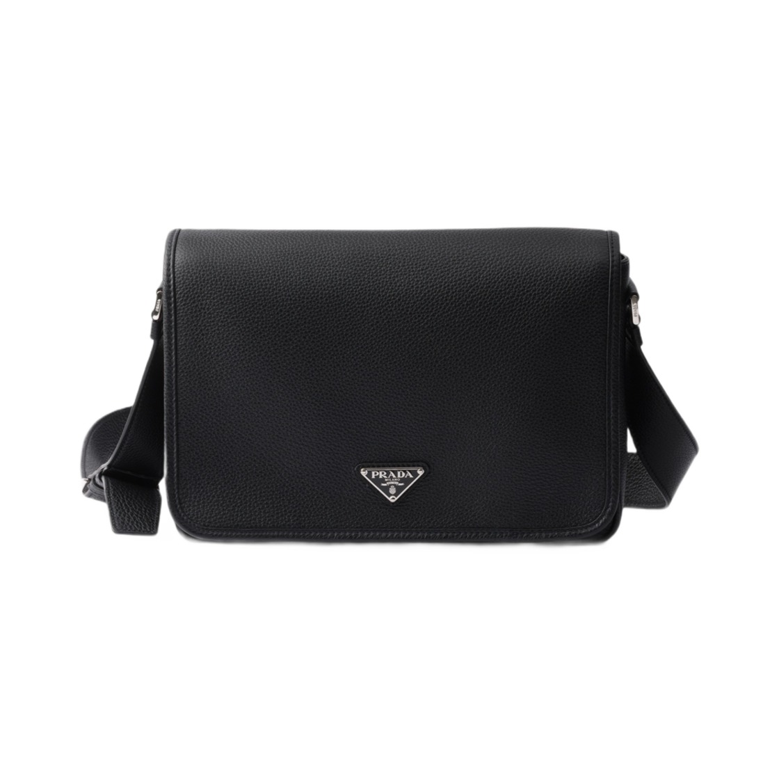2VD075-2BBE-F0002 Prada Leather Shoulder Bag Black