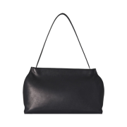 The Row Sienna Shoulder Bag in Leather Black