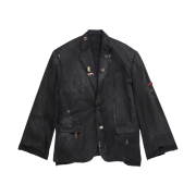 Balenciaga Goth Oversized Tailored Jacket Black