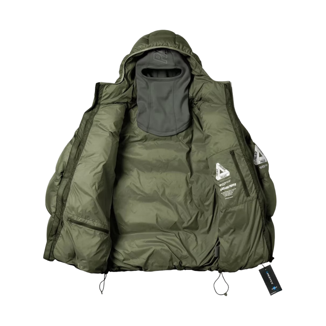 팔라스 퍼텍스 프로스트 발라클라바 푸파 올리브 - 22FW(Palace Pertex Frost Balaclava Puffa Olive - 22FW) - 2