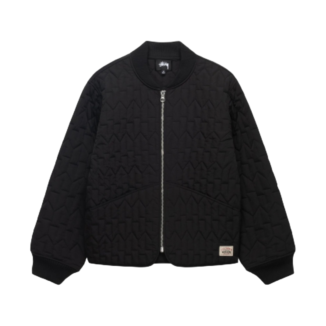 스투시 S 퀼티드 라이너 자켓 블랙(Stussy S Quilted Liner Jacket Black) - 1