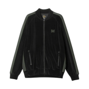 Needles R.C. Track Jacket C/PE Velour Black
