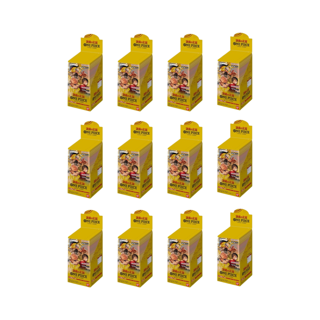 - Bandai One Piece Card Game OP-04 Kingdoms of Intrigue Carddass Booster 12 Boxes (Total Pack of 288/Japanese Ver.)