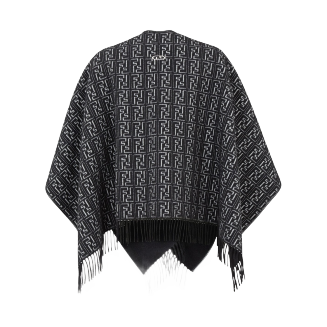 펜디 울 판초 블랙(Fendi Wool Poncho Black) - 2