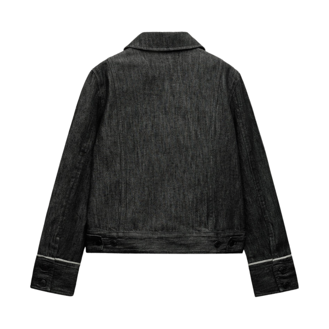 W) 자라 셀비지 포켓 자켓 ZW 컬렉션 그레이 | Zara | KREAM