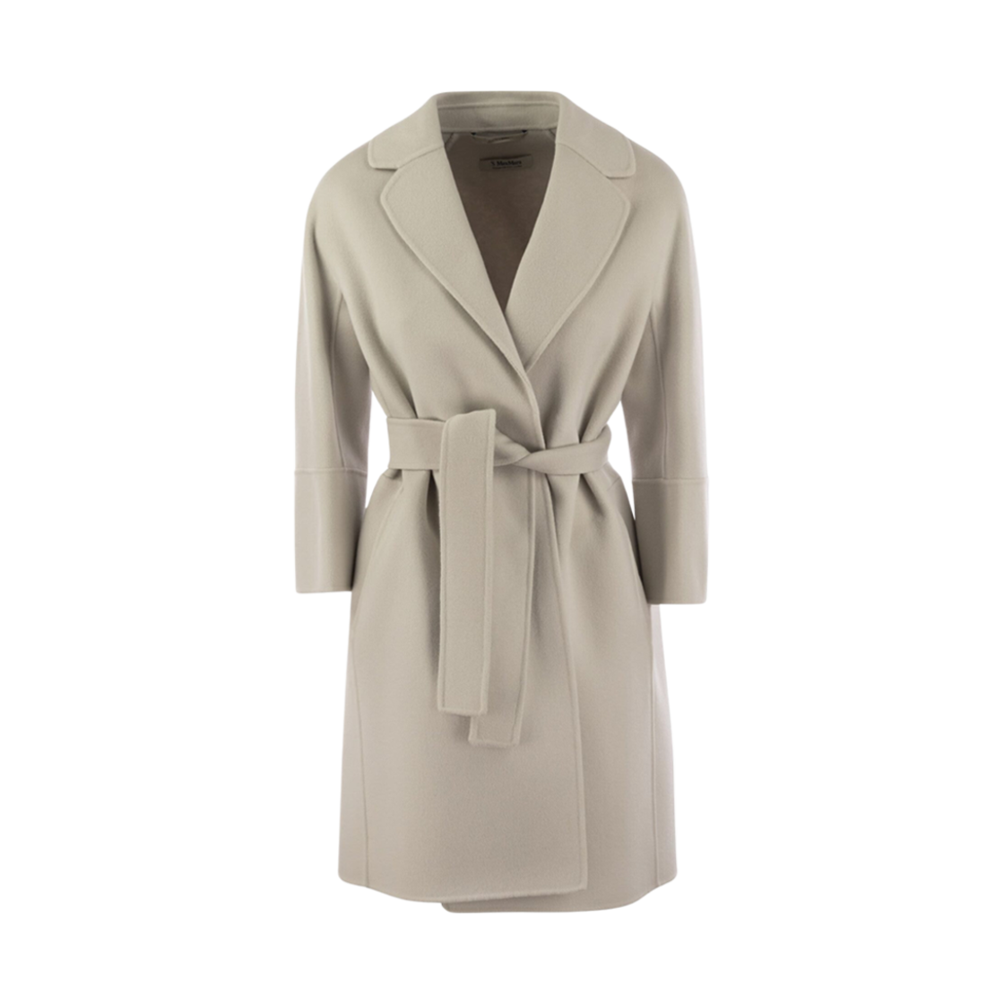 ARONA-011 (W) S Max Mara Arona Virgin Wool Coat Grey